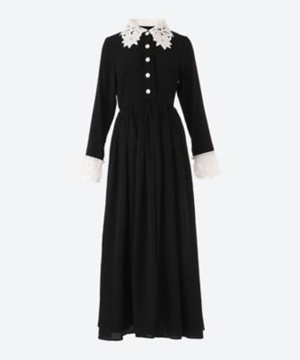 ＜sister jane (Women)＞Ｅｃｌｉｐｓｅ　Ｐｌｅａｔｅｄ　Ｍａｘｉ　Ｄｒｅｓｓ