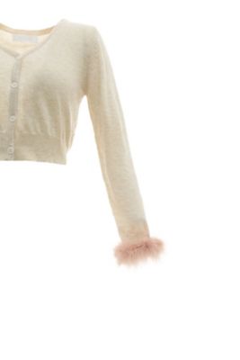 ｆｅａｔｈｅｒ　ｃｕｆｆ　ｓｈｏｒｔ　ｃａｒｄｉｇａｎ　