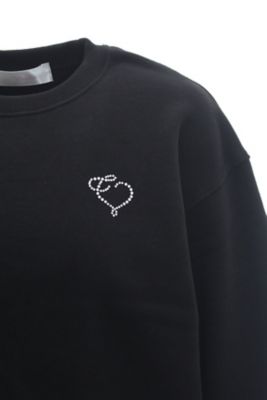 the virgins heart logo sweat ブラック black-