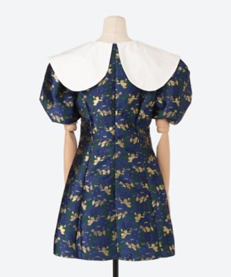 Night Fever Jacquard Mini Dress