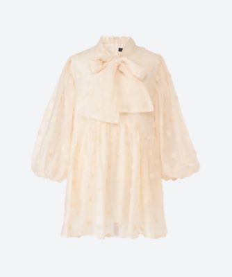 sister jane (Women/大きいサイズ)/シスタージェーン Ｓｕｎｓｔｏｎｅ　Ｂｏｗ　Ｍｉｎｉ　Ｄｒｅｓｓ