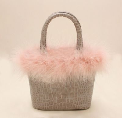 the virgins feather vanity bag