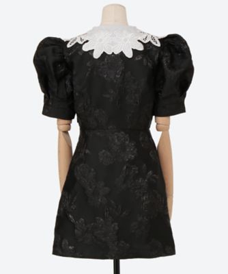 Victoria Jacquard Mini Dress