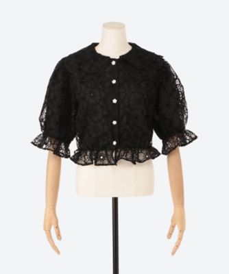 ＜DREAM sister jane (Women)＞Ｐｅａｃｈ　Ｆｌｏｗｅｒ　Ｂｌｏｕｓｅ