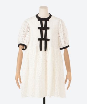 ＜sister jane (Women)＞Ｖａｎｉｌｌａ　Ｌａｃｅ　Ｍｉｎｉ　Ｄｒｅｓｓ