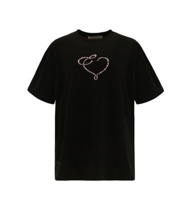 the virgins heart logo bijou long T 【71%OFF!】 - トップス
