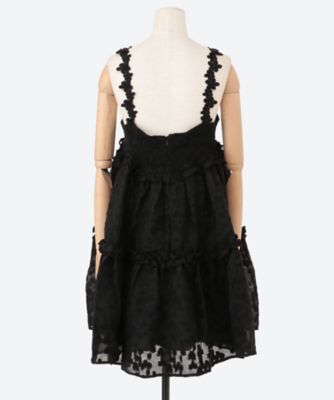 Ｅｎｆｌｏｗｅｒ　Ｊａｃｑｕａｒｄ　Ｍｉｎｉ　Ｄｒｅｓｓ　２９ＳＫ０３ＤＲＤ４８９ＢＬＫ