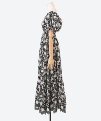 Ｆｌｏｗｅｒ　Ｈａｚｅ　Ｍｉｄｉ　Ｄｒｅｓｓ　２９ＳＫ０３ＤＲＤ４９０ＢＮＷ