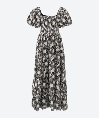 ＜DREAM sister jane (Women)＞Ｆｌｏｗｅｒ　Ｈａｚｅ　Ｍｉｄｉ　Ｄｒｅｓｓ　２９ＳＫ０３ＤＲＤ４９０ＢＮＷ