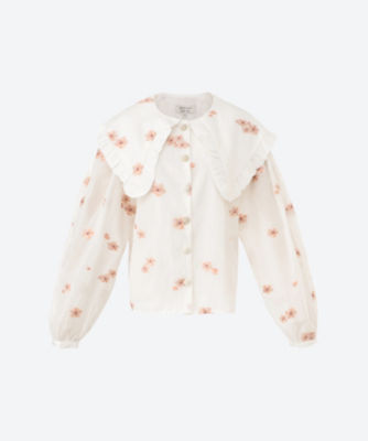＜DREAM sister jane (Women)＞Ｂｕｄｄｉｎｇ　Ｍａｙ　Ｂｌｏｕｓｅ　２９ＳＫ０３ＢＬＤ１４２ＷＨＴ
