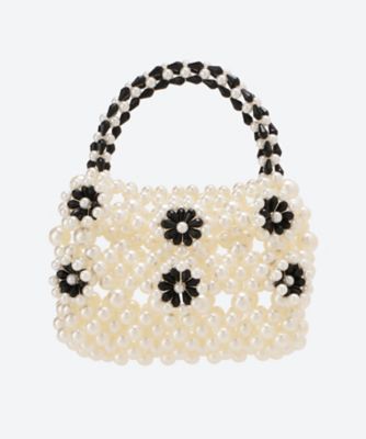 ＜DREAM sister jane (Women)＞Ｂｒｏｏｋｅ　Ｐｅａｒｌ　Ｂｅａｄｅｄ　Ｂａｇ　２９ＳＫ０３ＢＧＤ０１６ＩＶＯ