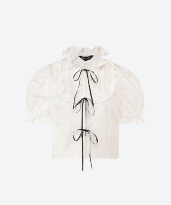 ＜sister jane (Women)＞Ｅｎｃｈａｎｔｅｄ　Ｔｉｅ　Ｔｏｐ　２９ＳＪ０３ＴＯ５６１ＷＨＴ
