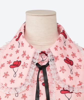Ｃｏｗｇｉｒｌ　Ｐｒｉｎｔ　Ｂｌｏｕｓｅ　２９ＳＪ０４ＢＬ１２１５ＰＮＫ