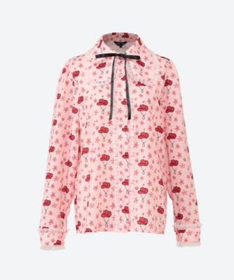 ＜sister jane (Women)＞Ｃｏｗｇｉｒｌ　Ｐｒｉｎｔ　Ｂｌｏｕｓｅ　２９ＳＪ０４ＢＬ１２１５ＰＮＫ