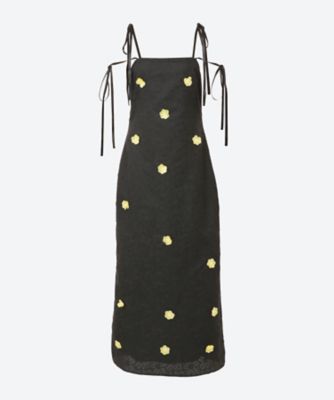 ＜DREAM sister jane (Women)＞Ｆａｎｃｉｆｕｌ　Ｆｌｏｗｅｒ　Ｍｉｄｉ　Ｄｒｅｓｓ　２９ＳＫ０４ＤＲＤ５０８ＢＬＫ