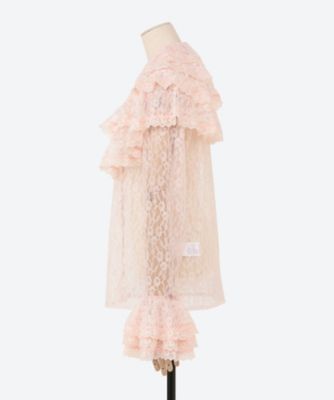 Ｆｉｌｌｙ　Ｌａｃｅ　Ｒｕｆｆｌｅ　Ｂｌｏｕｓｅ　２９ＳＫ０４ＢＬＤ１４８ＰＮＫ