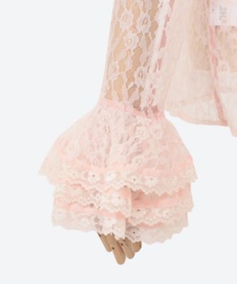 Ｆｉｌｌｙ　Ｌａｃｅ　Ｒｕｆｆｌｅ　Ｂｌｏｕｓｅ　２９ＳＫ０４ＢＬＤ１４８ＰＮＫ
