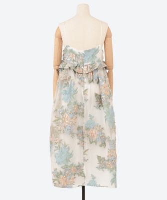 Barn Flower Jacquard Dress