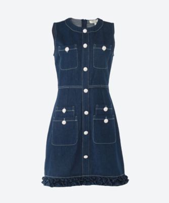 ＜DREAM sister jane (Women)＞Ｒｏｓｉｅ　Ｄｅｎｉｍ　Ｍｉｎｉ　Ｄｒｅｓｓ　２９ＳＫ０５ＤＲＤ５１６ＢＬＥ