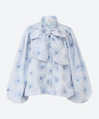 ＜DREAM sister jane (Women)＞Ｌｉｌｙ　Ｆｌｏｒａｌ　Ｂｏｗ　Ｂｌｏｕｓｅ　２９ＳＫ０５ＴＯＤ１２０ＢＬＥ