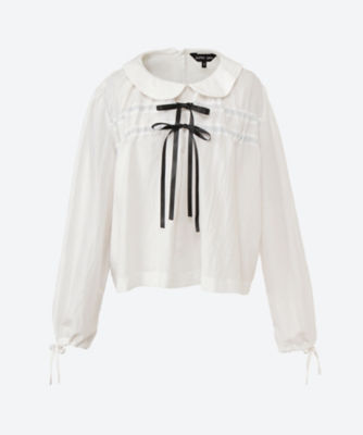 ＜sister jane (Women)＞Ｄｏｖｅ　Ｄｒａｗｓｔｒｉｎｇ　Ｔｏｐ　３０ＳＪ０２ＴＯ５７３ＷＨＴ