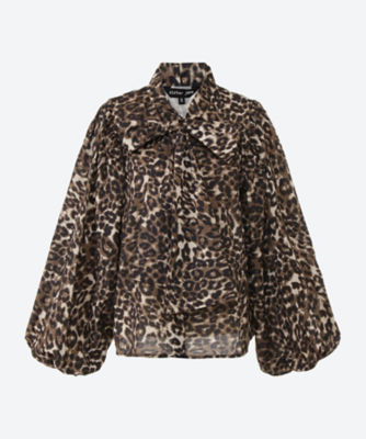 ＜sister jane (Women)＞Ｌｉｓｅ　Ｌｅｏｐａｒｄ　Ｂｏｗ　Ｂｌｏｕｓｅ　３０ＳＪ０２ＢＬ１２２９ＢＲＮ