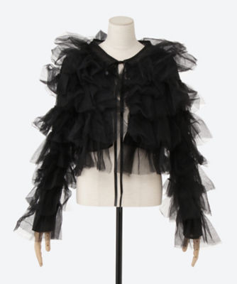 ＜DREAM sister jane (Women)＞Ｃｒａｎｅ　Ｔｕｌｌｅ　Ｒｕｆｆｌｅ　Ｊａｃｋｅｔ　３０ＳＫ０２ＪＫＤ０６２ＢＬＫ