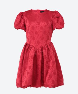 ＜sister jane (Women)＞Ｃｈａｒｍ　Ｊａｃｑｕａｒｄ　Ｍｉｎｉ　Ｄｒｅｓｓ　３０ＳＪ０３ＤＲ２１３１ＲＥＤ