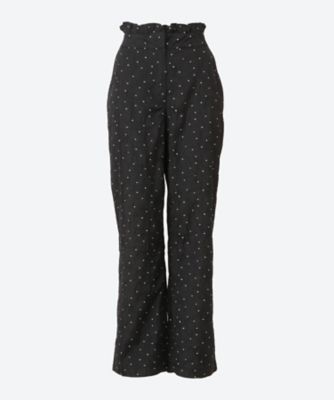 ＜sister jane (Women)＞Ｗａｌｔｓ　Ｒｕｆｆｌｅ　Ｔｒｏｕｓｅｒｓ　３０ＳＪ０３ＴＲ２１６ＢＬＫ
