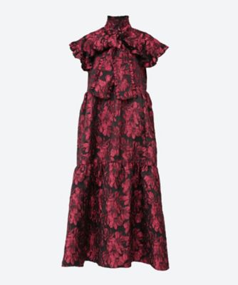 ＜sister jane (Women)＞Ｆａｎｔａｓｙ　Ｊａｃｑｕａｒｄ　Ｍｉｄｉ　Ｄｒｅｓｓ　３０ＳＪ０３ＤＲ２１４１ＲＥＤ