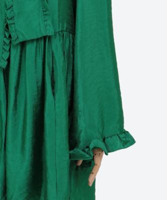 Emerald Bow Mini Dress