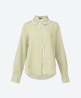 ＜sister jane (Women)＞Ｓｅｖｅｎ　Ｓｅａｓ　Ｓｔｒｉｐｅ　Ｓｈｉｒｔ　３１ＳＪ０２ＢＬ１２４９ＧＲＮ
