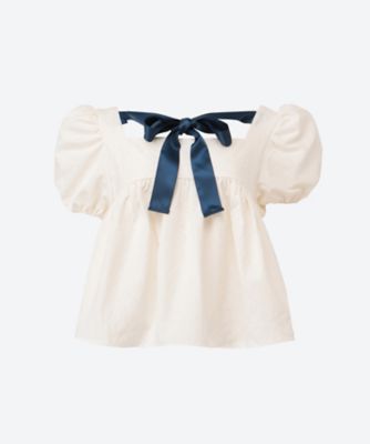 ＜sister jane (Women)＞Ｓｅａｂｏａｒｄ　Ｂｏｗ　Ｔｏｐ　３１ＳＪ０２ＴＯ５８８ＷＨＴ