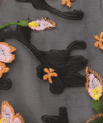 Ｗｏｏｄ　Ｌｉｌｙ　Ｅｍｂｒｏｉｄｅｒｅｄ　Ｓｈｉｒｔ　３１ＳＫ０３ＢＬＤ１７４ＢＬＫ