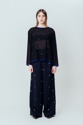 ＜Isokichi Asakura × canaco_ (Women)＞ＥＭＢＲＯＩＤＥＲＥＤ　ＰＵＬＬＯＶＥＲ　ＳＨＩＲＴ