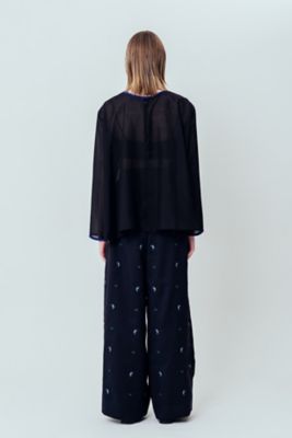 EMBROIDERED PULLOVER SHIRT
