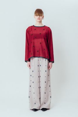 アイヌイナウ　43cm EMBROIDERED PULLOVER SHIRT