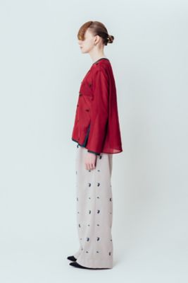 EMBROIDERED PULLOVER SHIRT