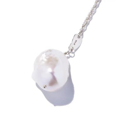 ｂａｒｏｑｕｅ　ｐｅａｒｌ　ｌａｒｉａｔ　ｎｅｃｋｌａｃｅ