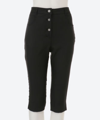the virgins カプリパンツ clear heart button capri pt | the