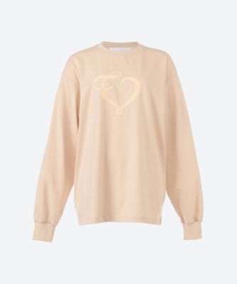 ＨＥＡＲＴ ＬＯＧＯ ＶＥＬＶＥＴＬＯＮＧ Ｔ | ファッション・服