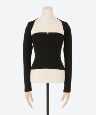 theVirgins ザヴァージンズ  heart bare top bolero rose bare top | the Virgins (Women