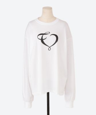 the virgins heart logo bijou long T 【71%OFF!】 - トップス