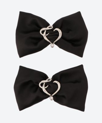 thevirgins heart charm ribbon barrette - ヘアアクセサリー