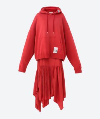 ＜MAISON MIHARA YASUHIRO (Women)＞ＨＯＯＤＩＥ　ＣＯＭＢＩＮＥＤ　ＤＲＥＳＳ