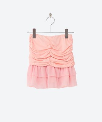 スカート the virgins rose ruffled skirt pink rose ruffled skirt | the Virgins (Women)/ザ