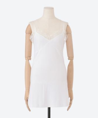 the Virgins (Women)/ザヴァージンズ terry lace slip dress white ワンピース・ドレス【三越伊勢丹/公式】