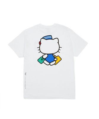M PORTER x HELLO KITTY Tee White リボン キティ HELLO KITTY PORTER キティTEE 386－00106