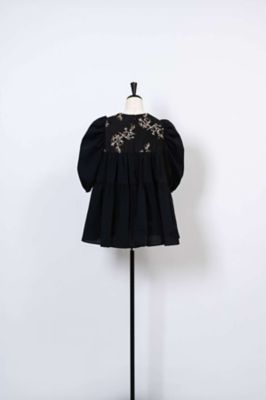 Goldfish Embroidary Blouse | Arobe 