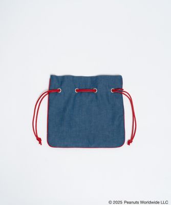 【美品】charmant sac アクアブルー フリンジ 巾着 バッグ フリンジ巾着 アクアブルー - charmantsac